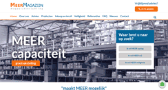 Desktop Screenshot of meermagazijn.nl